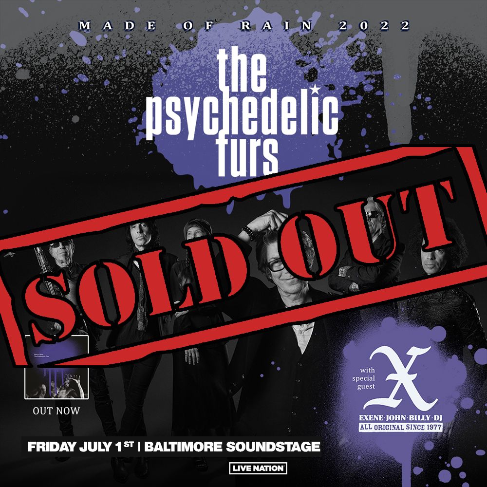 Psychedelic Furs at Plaza de Cesar Chavez, 26 July | Event in San Jose | AllEvents