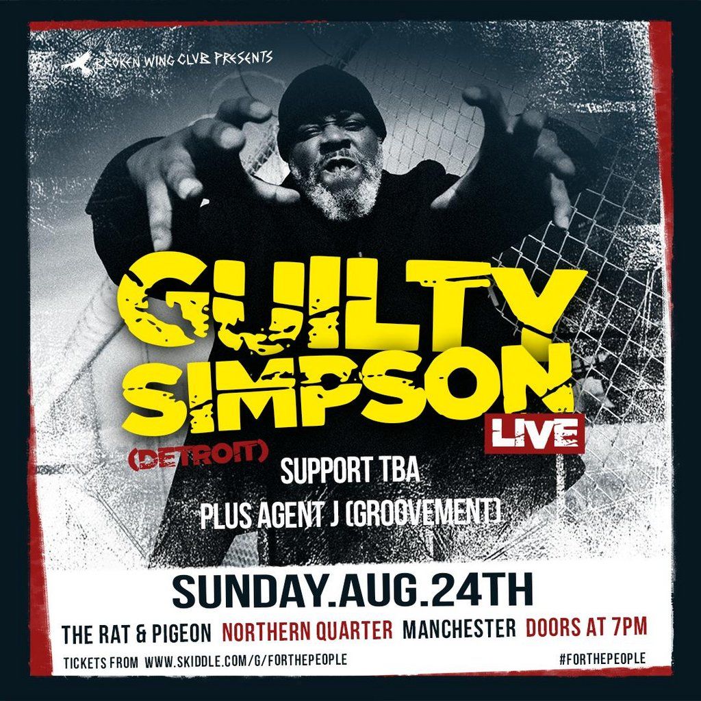 Guilty Simpson (Stones Throw) LIVE in Manchester (LTD SPACE), 24 August | Event in Manchester | AllEvents