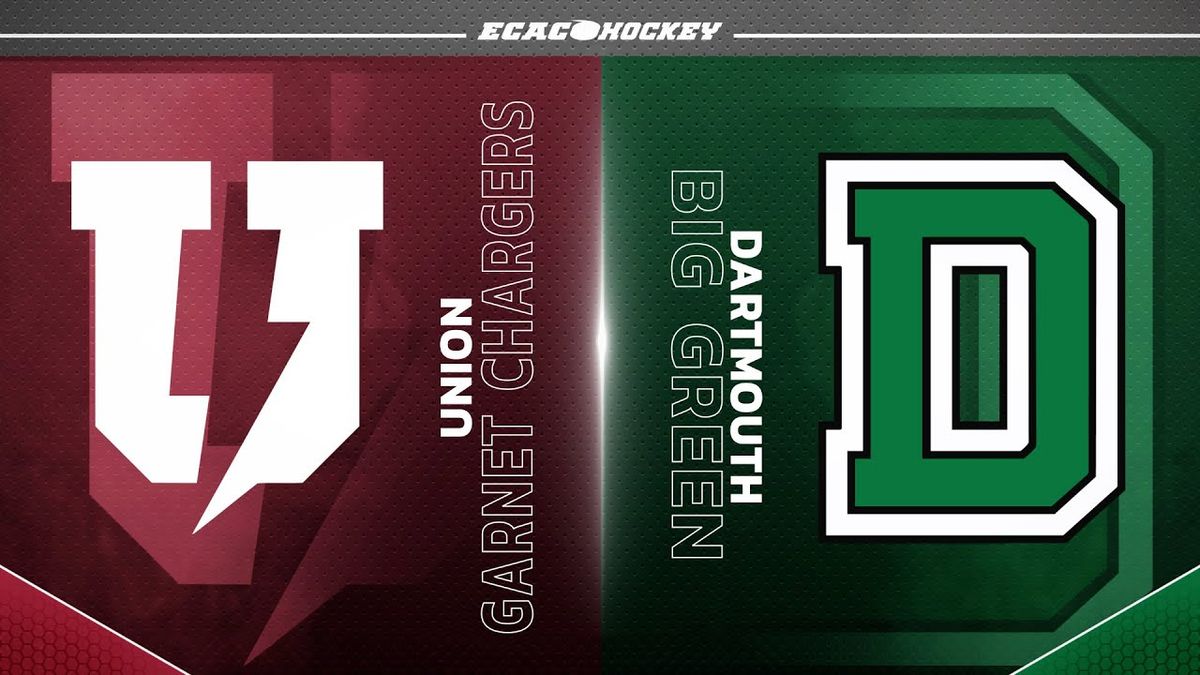 Dartmouth Big Green at Union College Garnet Chargers Mens Hockey at M and T Bank Center Schenectady, 21 February