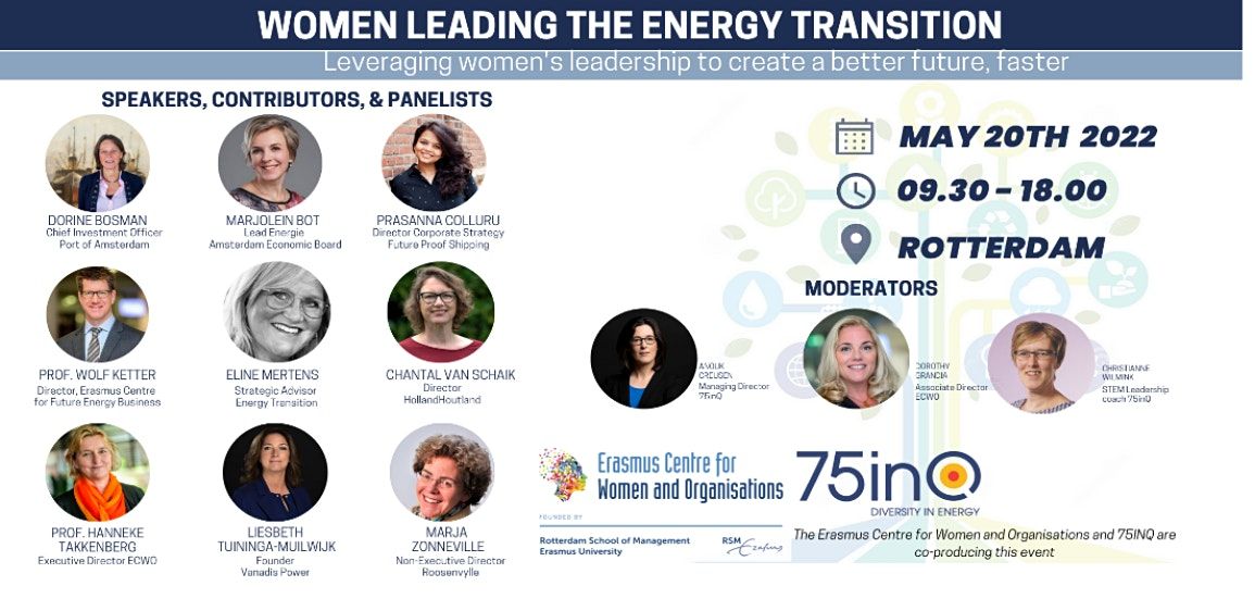 Women Leading the Energy Transition, De Forumzaal, Van der Goot building, Woudestein Campus