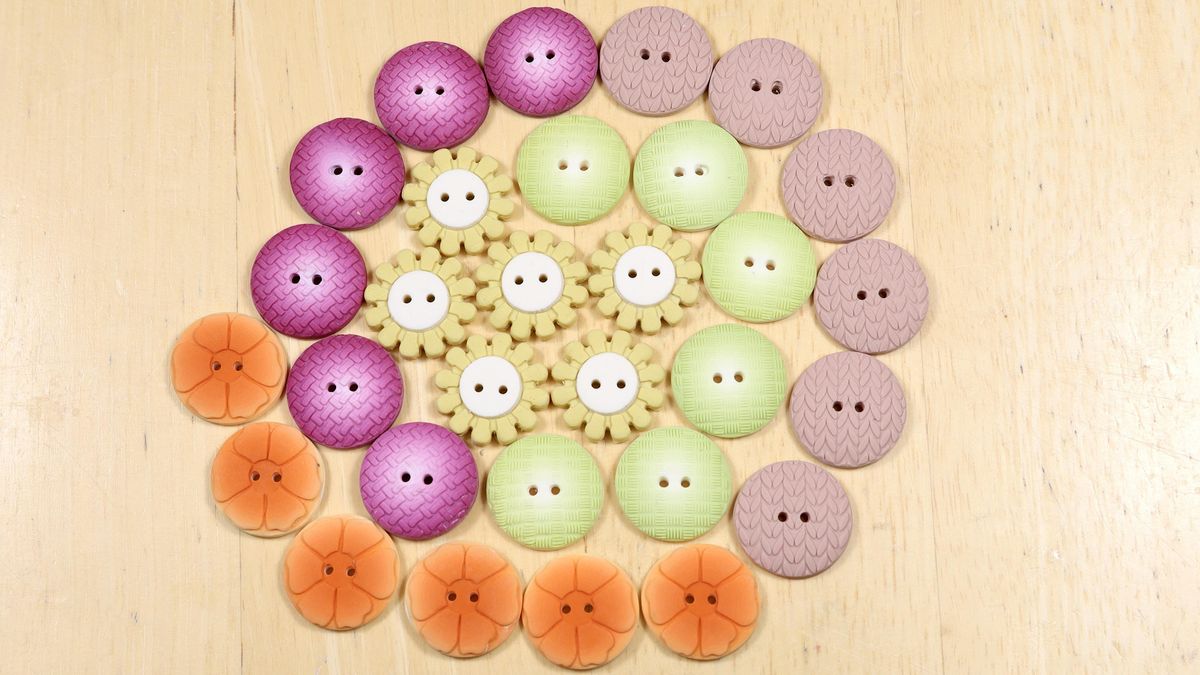 Polymer clay button making The Little Craft House, Saltaire