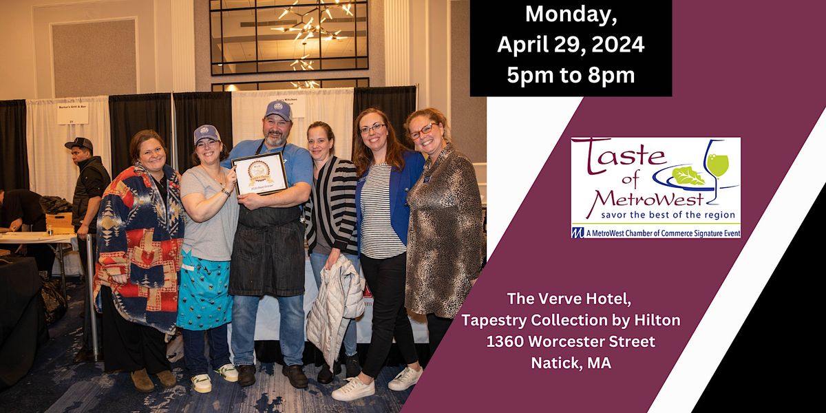 11th Annual Taste of MetroWest, The Verve Hotel, a Tapestry Collection