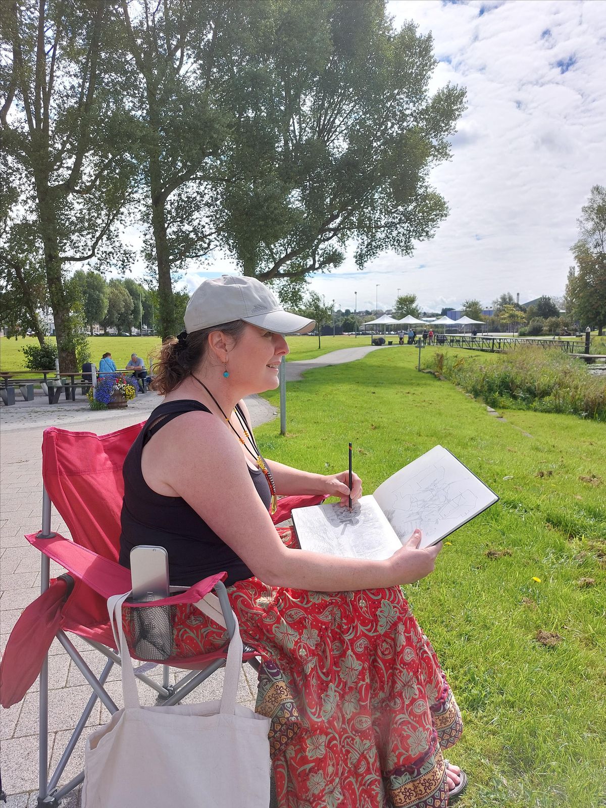 Plein Air Pastel Painting Class With Award Winning Artist Sorrel Wills, Antrim Castle Grounds, 5