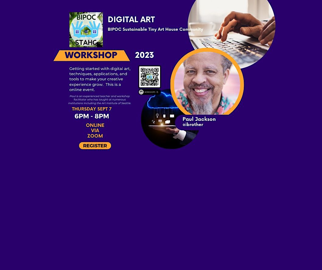 Digital Art with Resident Artist Paul Jackson, September 7 2023