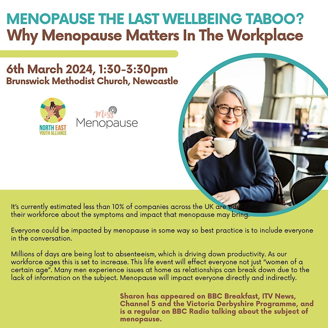 Menopause Awareness for Employers, Brunswick Methodist Church