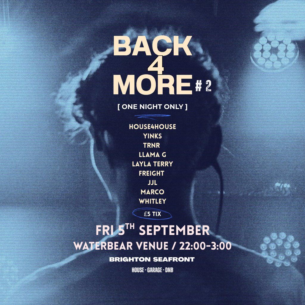 Back4More, 5 September | Event in Brighton | AllEvents