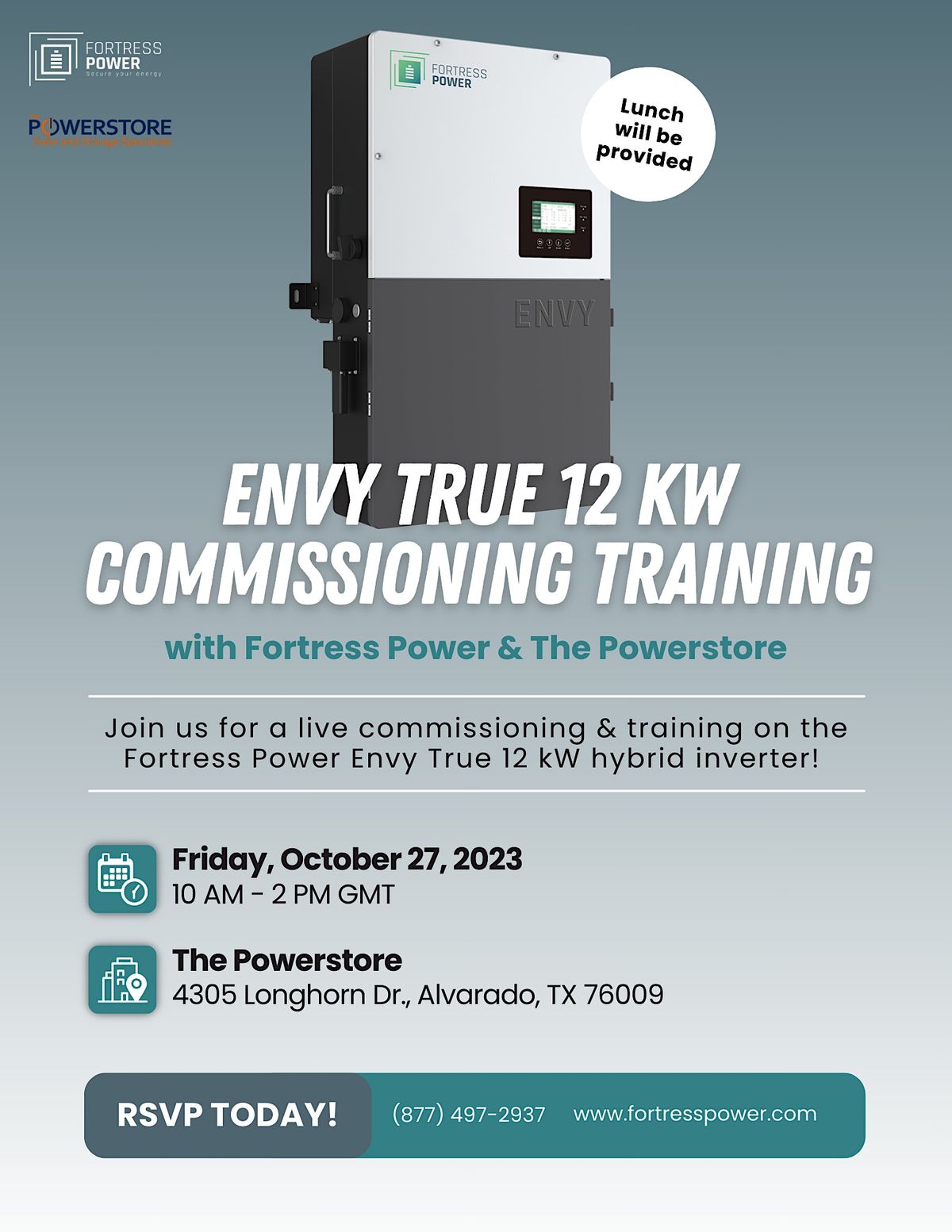 Envy True 12 kW Commissioning Training with Fortress Power & The