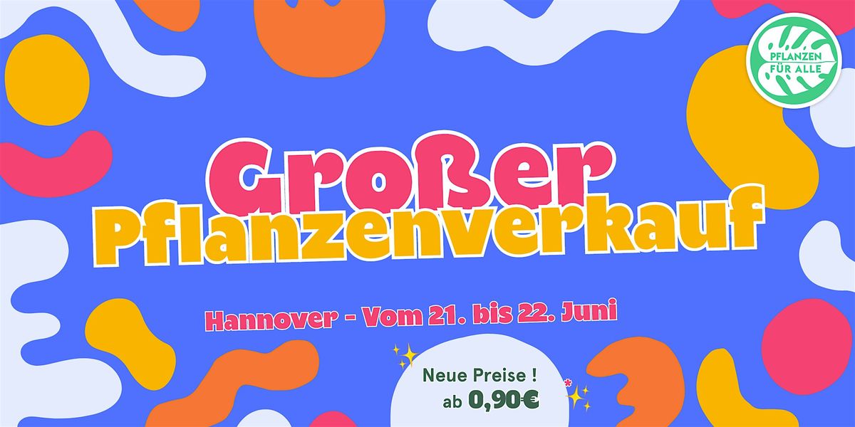Großer Pflanzenverkauf Hannover, Hafven Cafe, Hannover, 21 June to 22