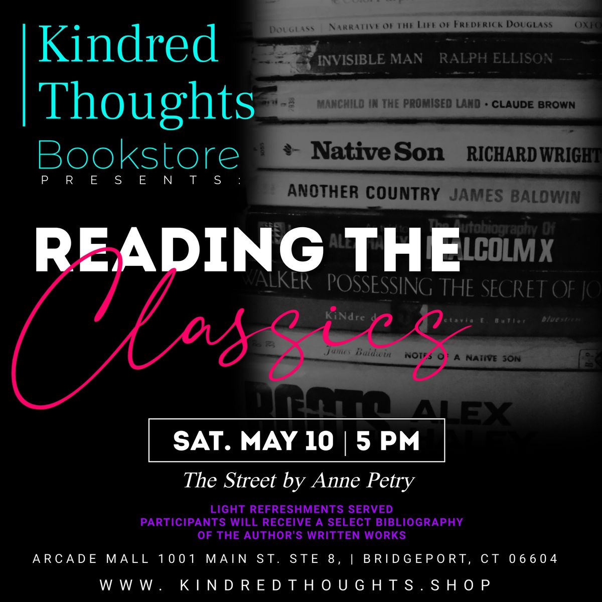 Reading the Classics: The Street, Anne Petry, 10 May | Event in Bridgeport | AllEvents