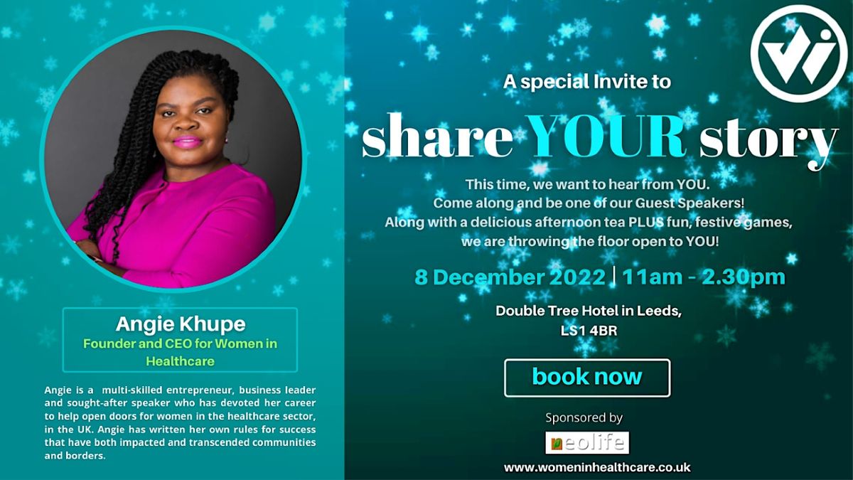 Women in Healthcare Christmas Event - "Share YOUR Story"