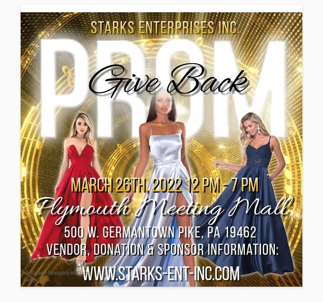 Prom Give Back 2020 Plymouth Meeting Mall March 26 2022 Allevents In Germantown Fair 2022