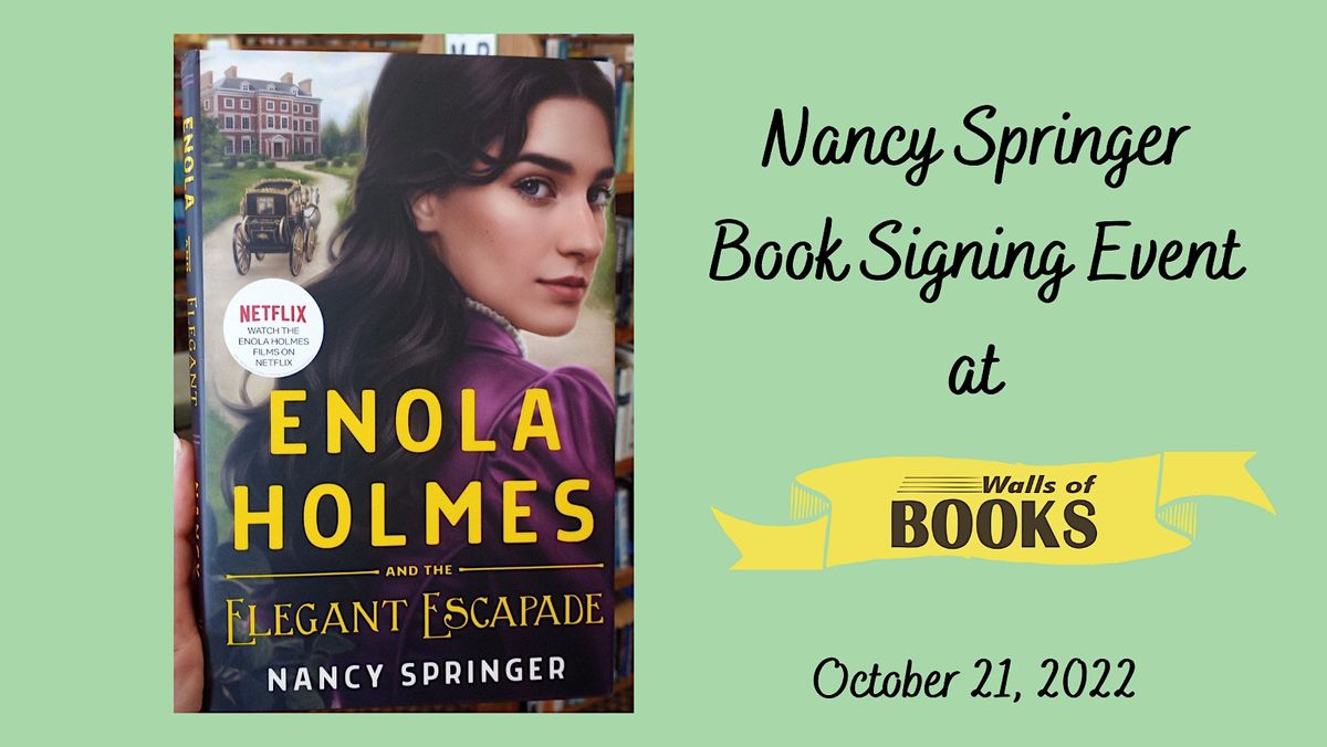Meet Nancy Springer Author & Creator of the Enola Holmes series