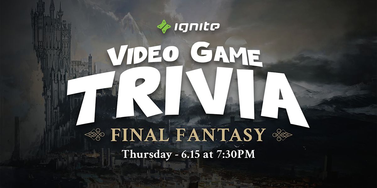 Video Game Trivia, Ignite Gaming Lounge, Skokie, June 15 2023
