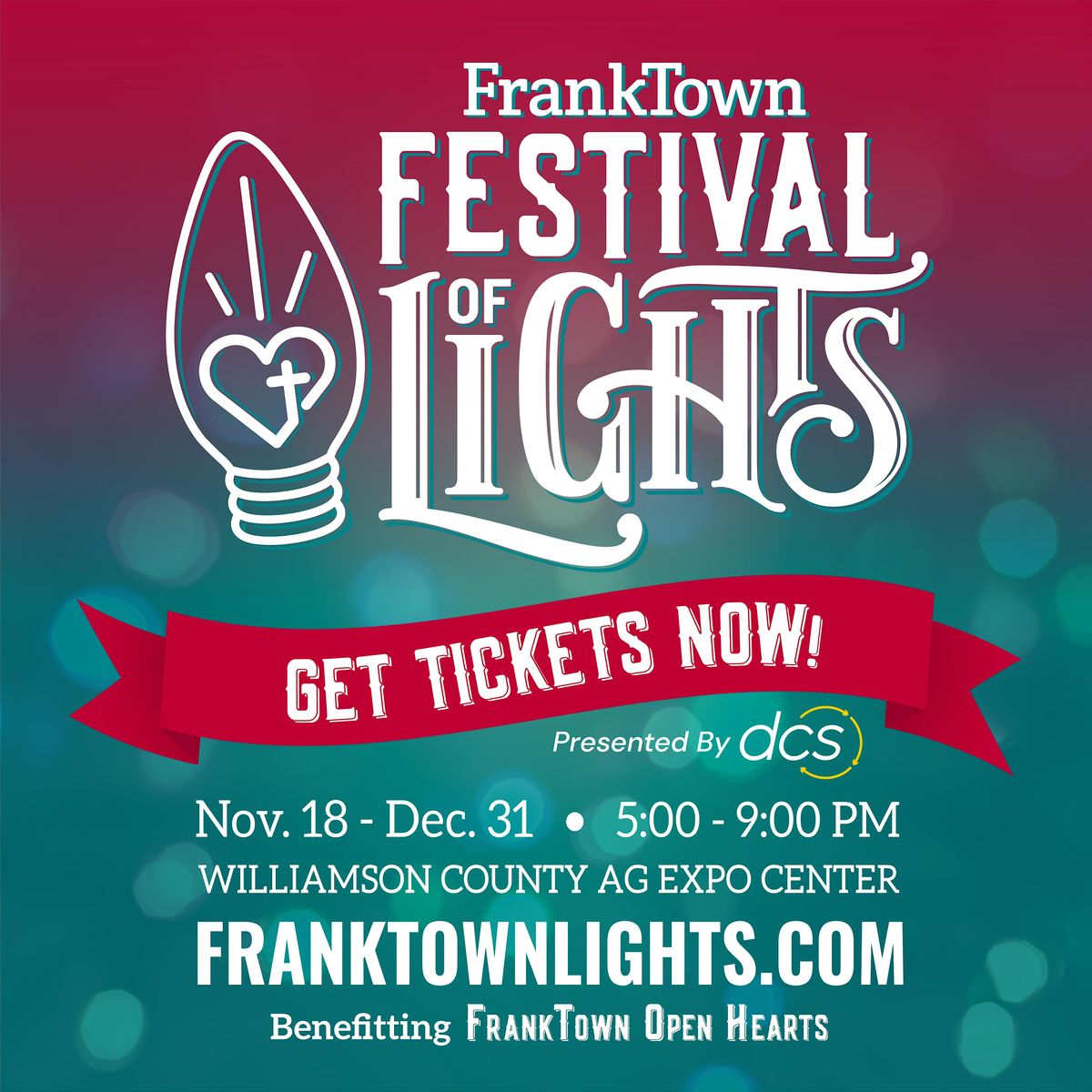 2023 FrankTown Festival of Lights, Williamson County Ag Center