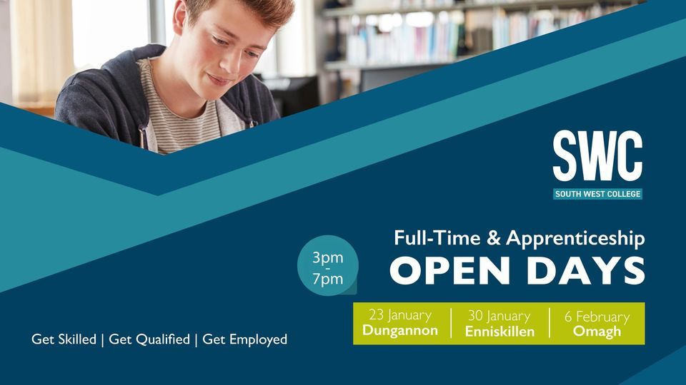 Open Day Dungannon Campus, South West College Dungannon.., January 23