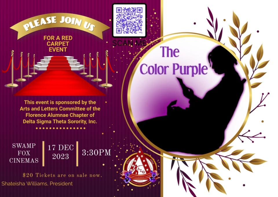Private Screening of The Color Purple, Regal Swamp Fox (Florence, SC