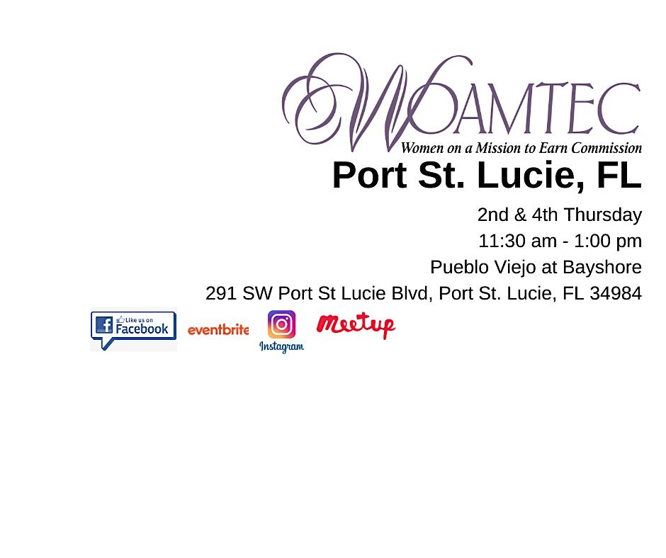 WOAMTEC Port St. Lucie, Pueblo Viejo at Bayshore, Port St Lucie, 25 May