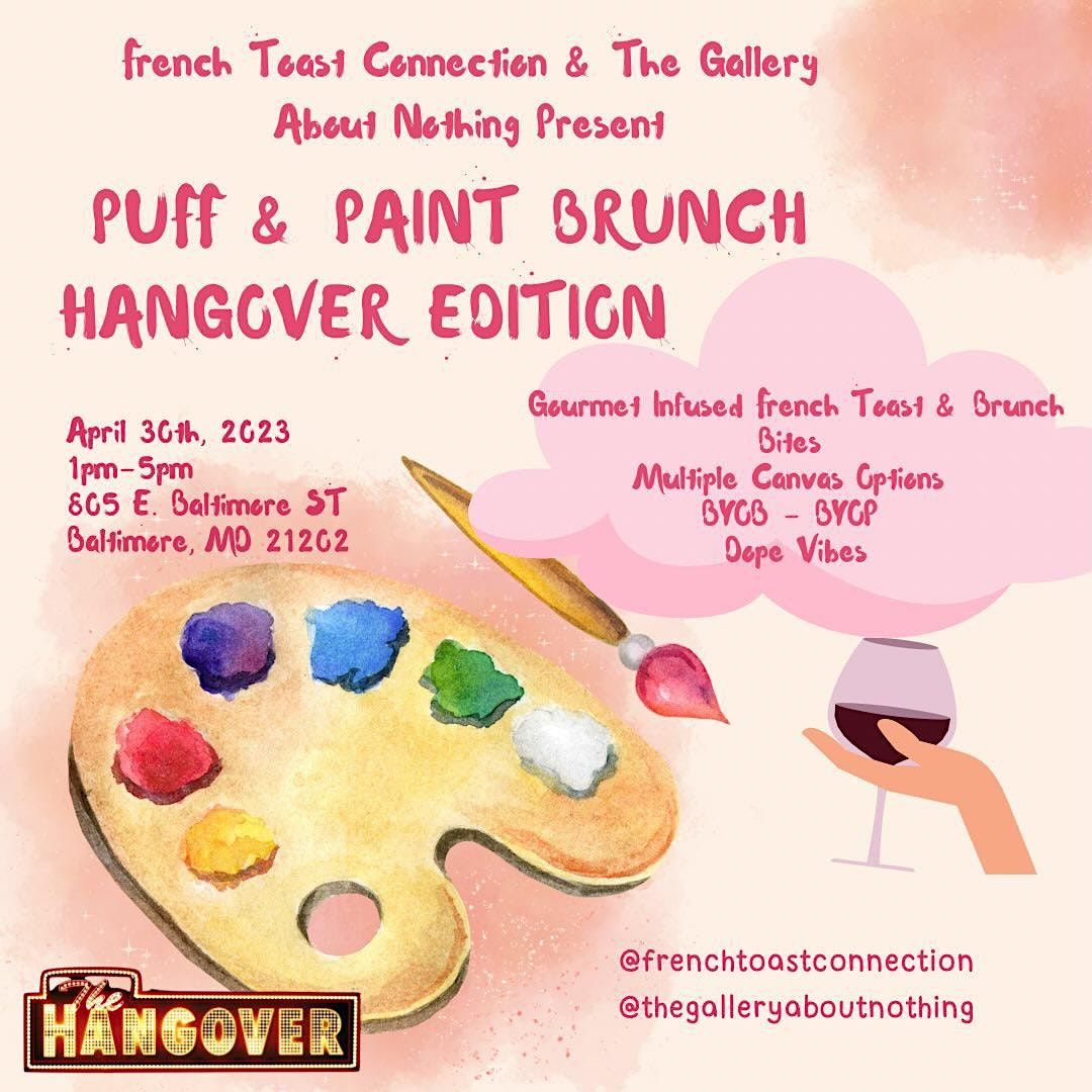 The Sip, Puff n Paint Brunch Baltimores BEST Art Gallery!, The