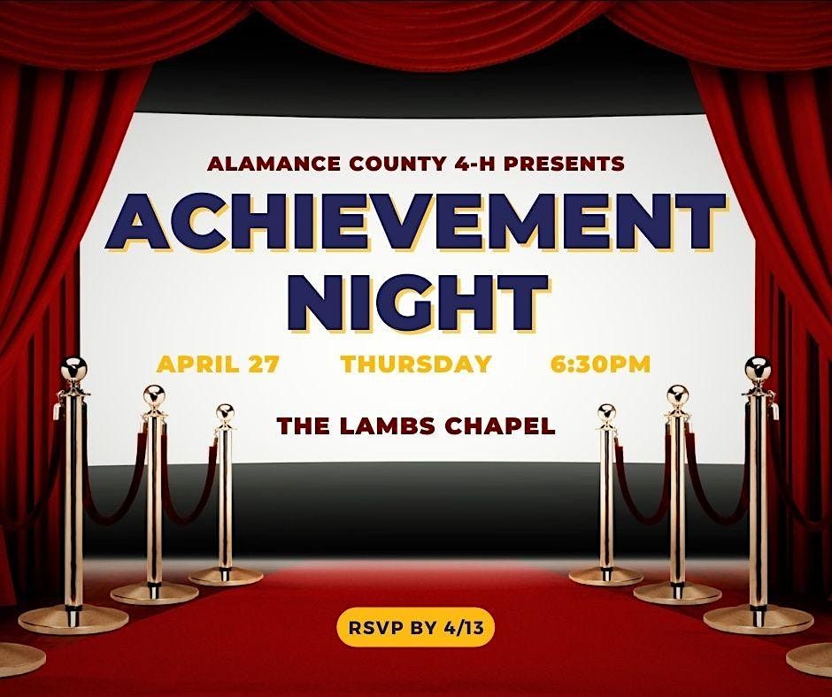 Alamance County 4H Achievement Night 2023, The Lamb's Chapel Airport