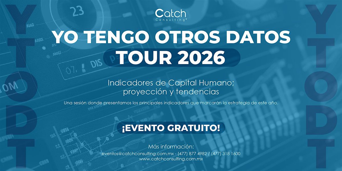 Yo tengo Otros Datos Tour 2026 Saltillo