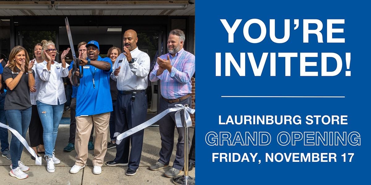 Laurinburg Store Grand Opening, 1681 S Main St, Laurinburg, November 17 2023 AllEvents.in