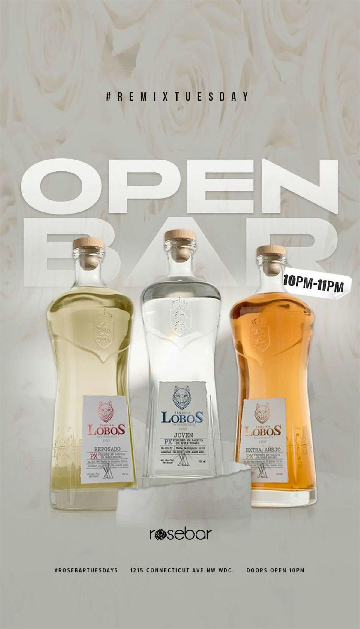 Rosebar Tuesday Open Bar | Event in Washington | AllEvents