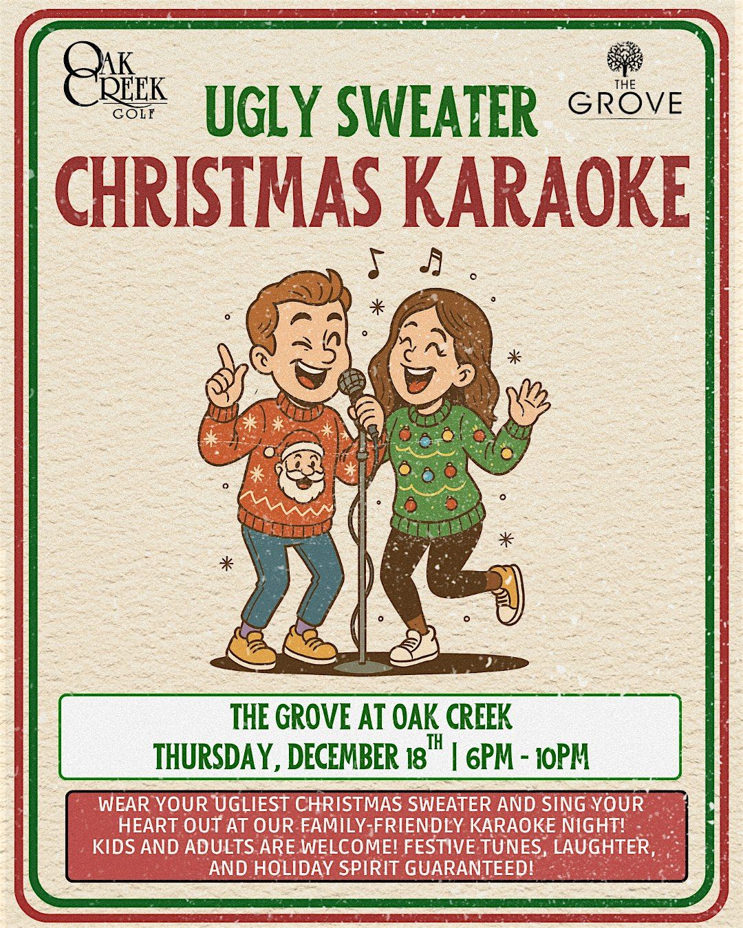 Christmas Karaoke & Ugly Sweater Contest, 18 December | Event in Upper Marlboro | AllEvents