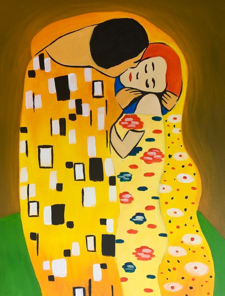 Auckland Paint and Wine Night The Kiss, The Oakroom, Auckland, May 16