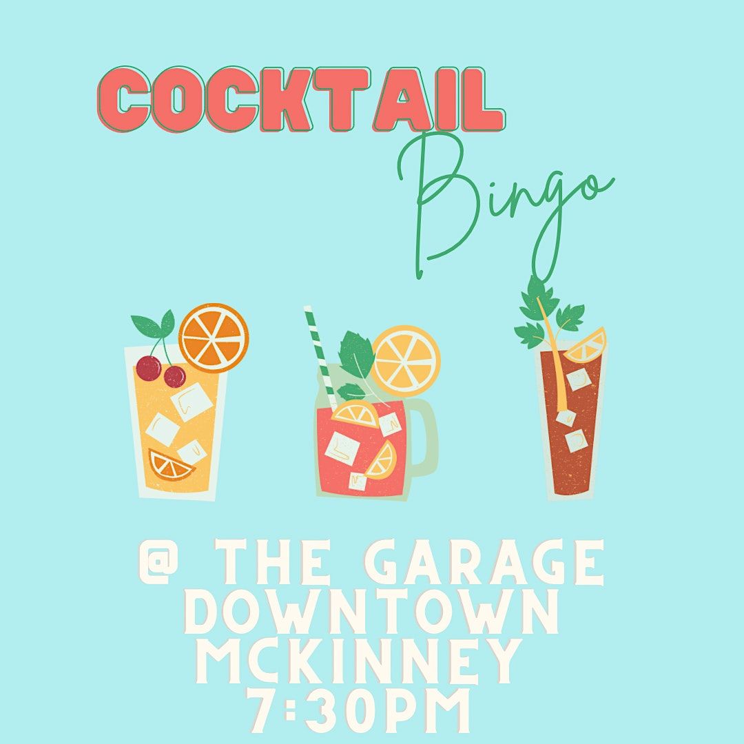 Moms night out cocktail bingo, Spoons Cafe, McKinney, 20 July 2023