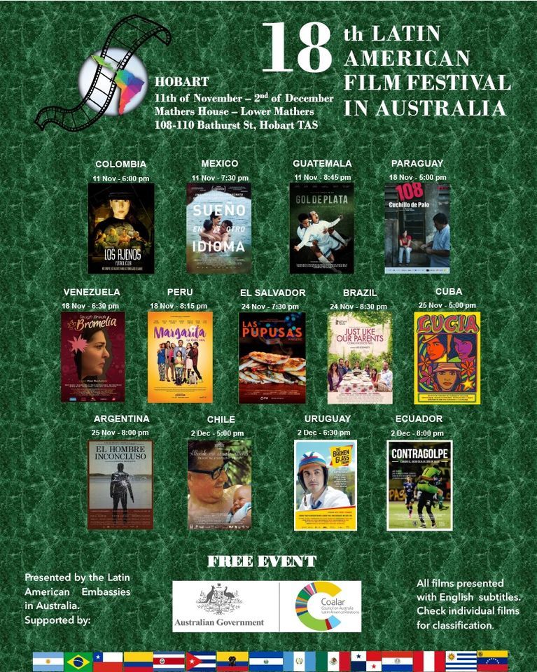 Hobart Latin American Film Festival 2023, Mathers House, Hobart