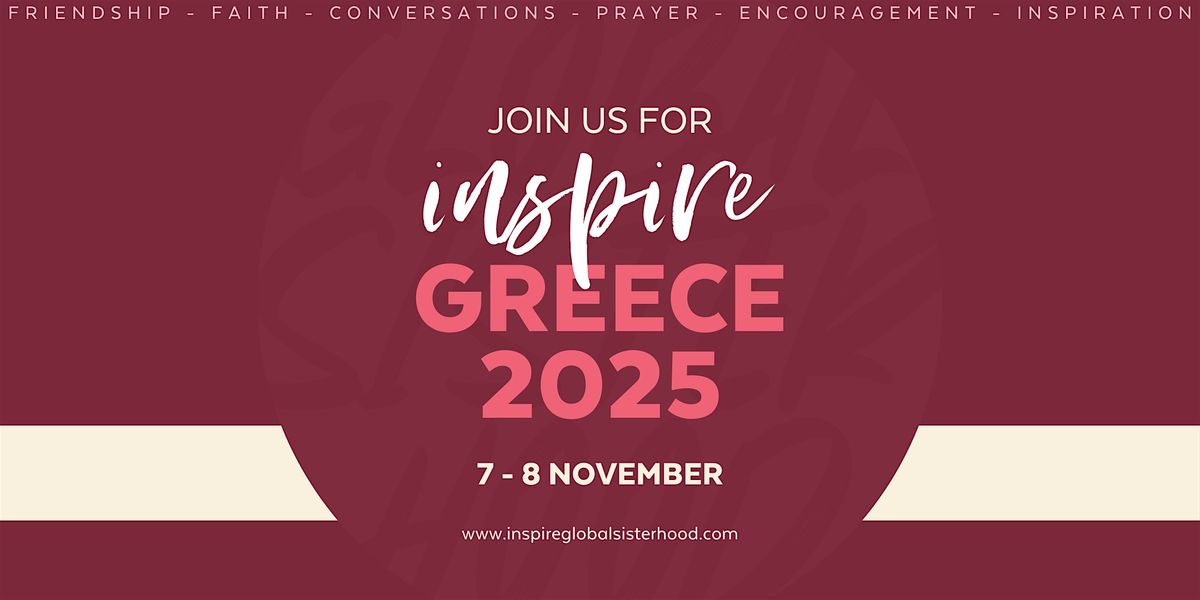 INSPIRE Greece 2025, 7 November | Event in Athens | AllEvents