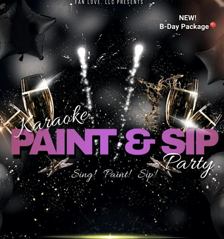 The Karaoke Paint & Sip Party M2, M2 Champagne & Cocktail Lounge