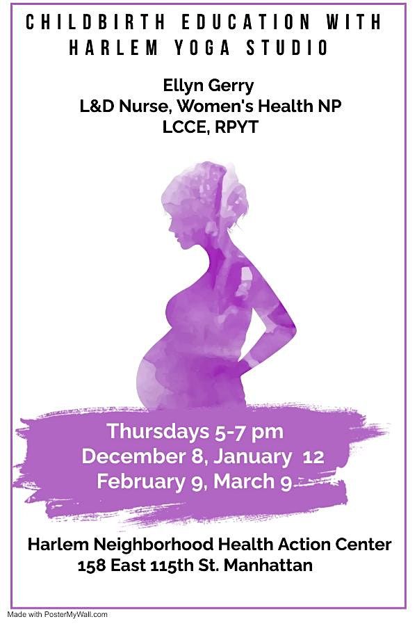 [Free] Childbirth Education Class with Harlem Yoga Studio, East Harlem ...
