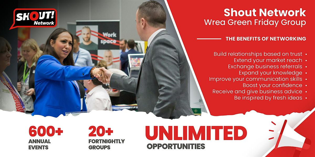 Shout Network Wrea Green Friday Morning Group | Event in Wrea Green | AllEvents
