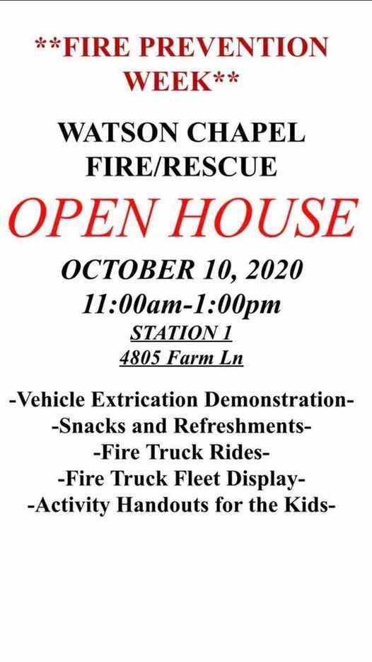 Watson Chapel Fire Department Open House, Watson Chapel Fire Department