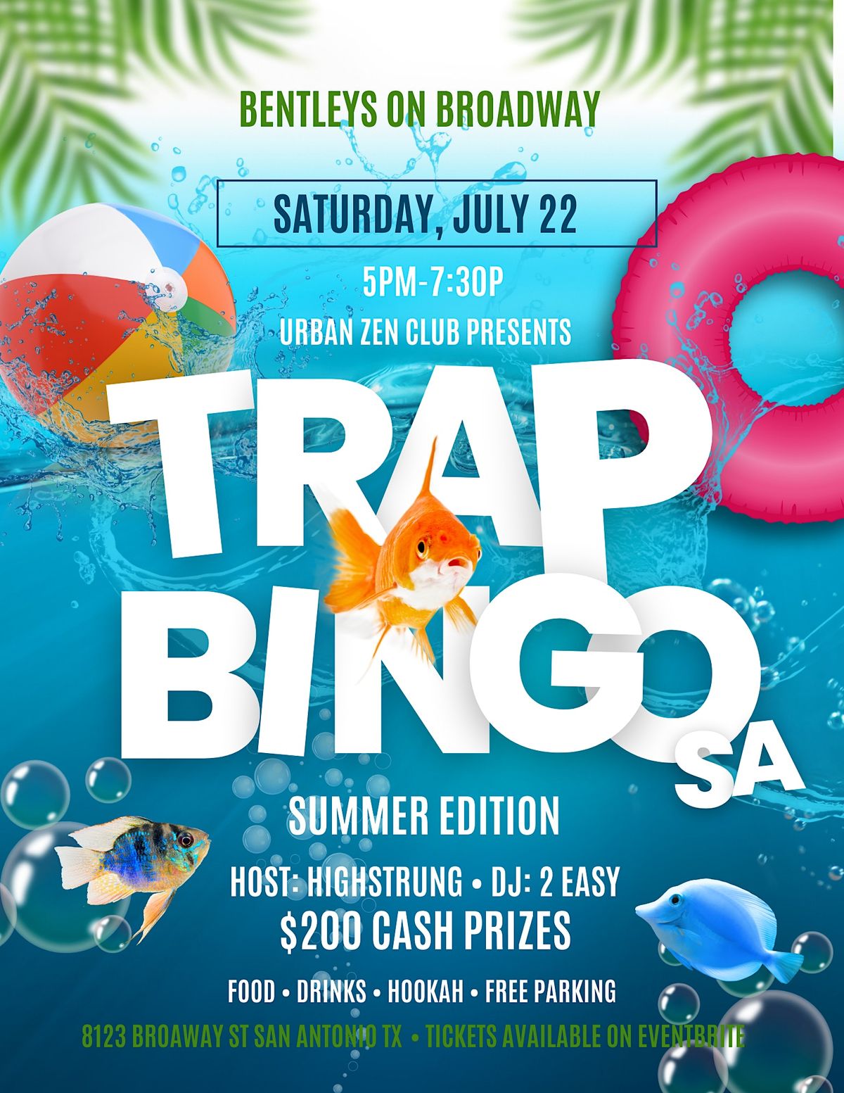 TRAP BINGO SA, Bentley's Bar, San Antonio, 22 July 2023 | AllEvents.in