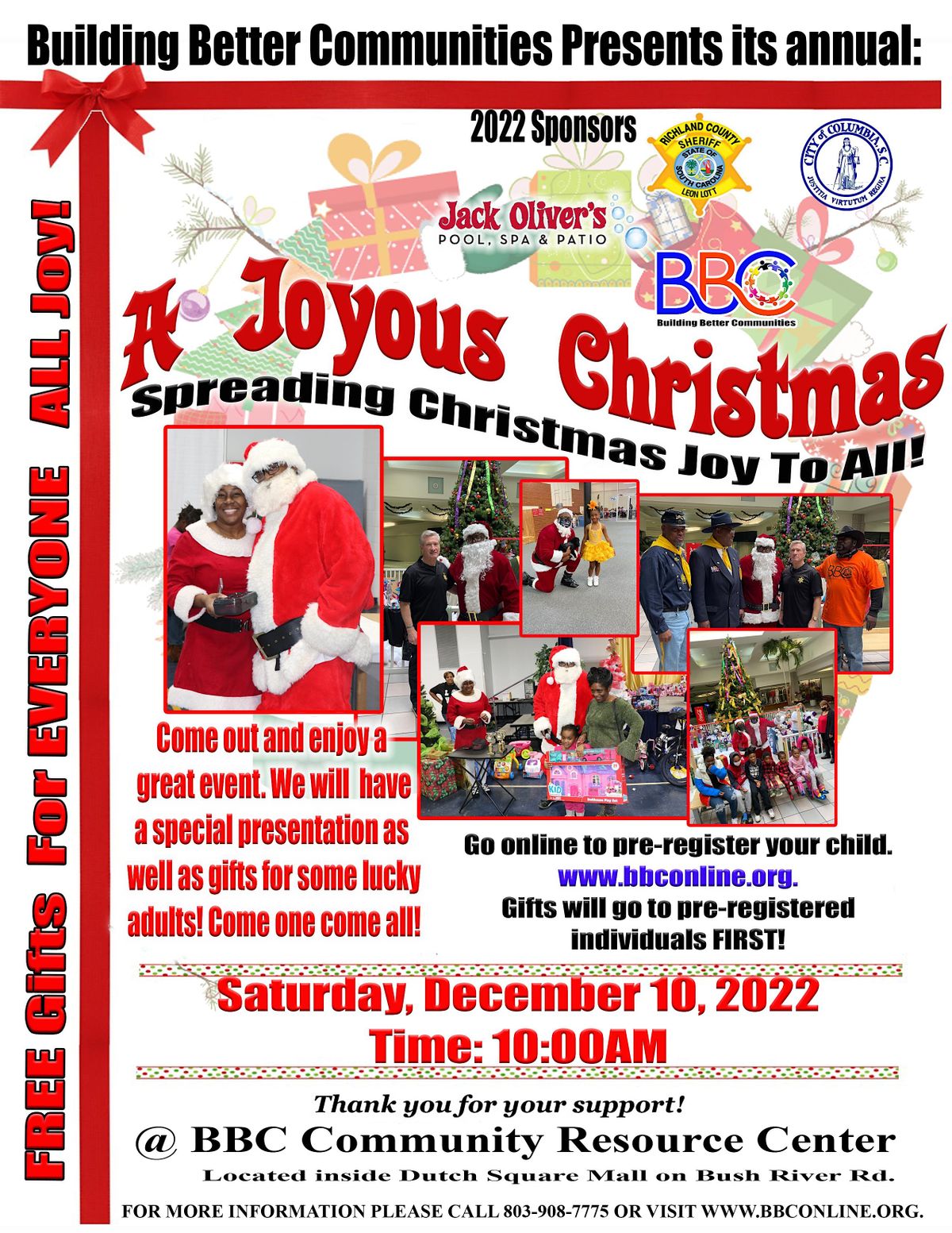 BBCs A Joyous Christmas 2022, Dutch Square Center, Columbia, December 