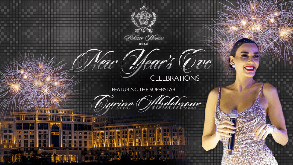 New Year’s Eve celebrations featuring Cyrine Abdelnour at Palazzo Versace Dubai, 31 December | Event in Dubai