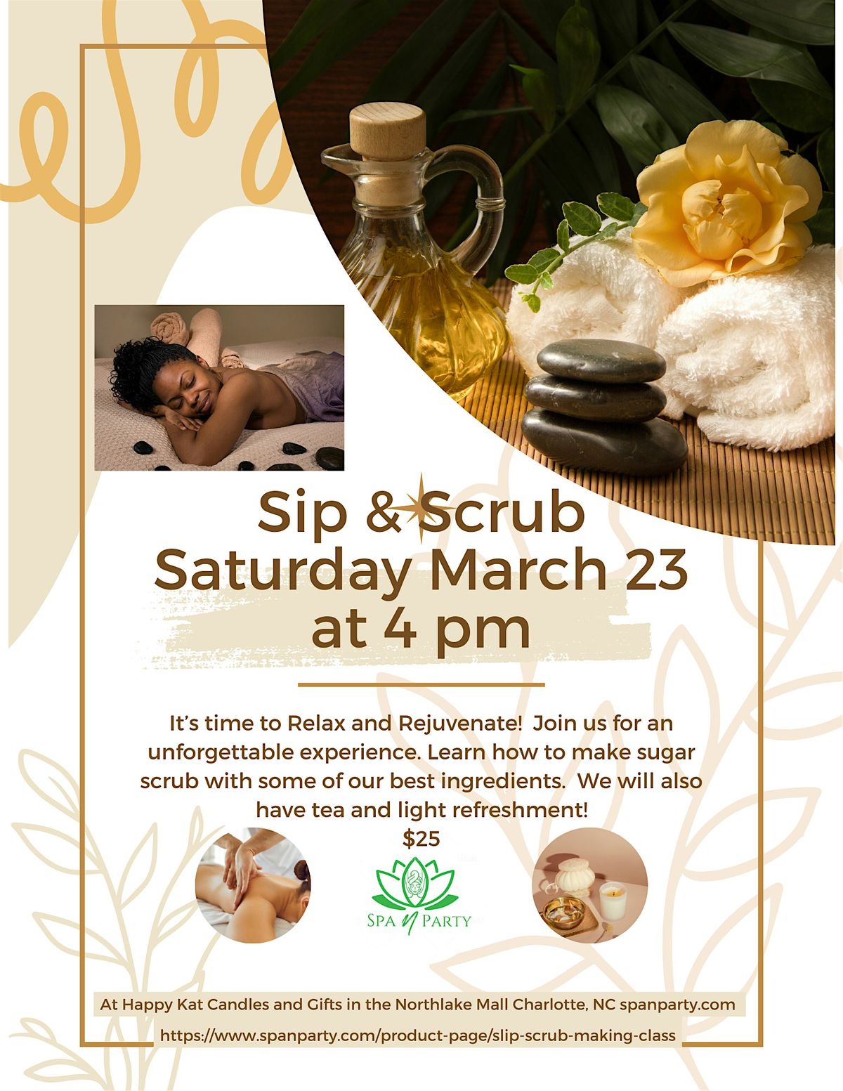 Sip & Scrub, Northlake Mall, Northlake Mall Drive, Charlotte, NC, USA