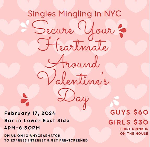 Singles Event in NYC Ages 20s30s Women Tickets, February 17 2024