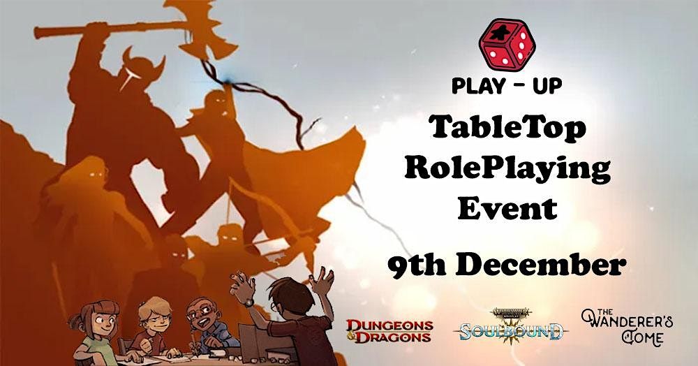 TableTop RolePlaying Event (D&D), Valletta Design Cluster, 9 December ...