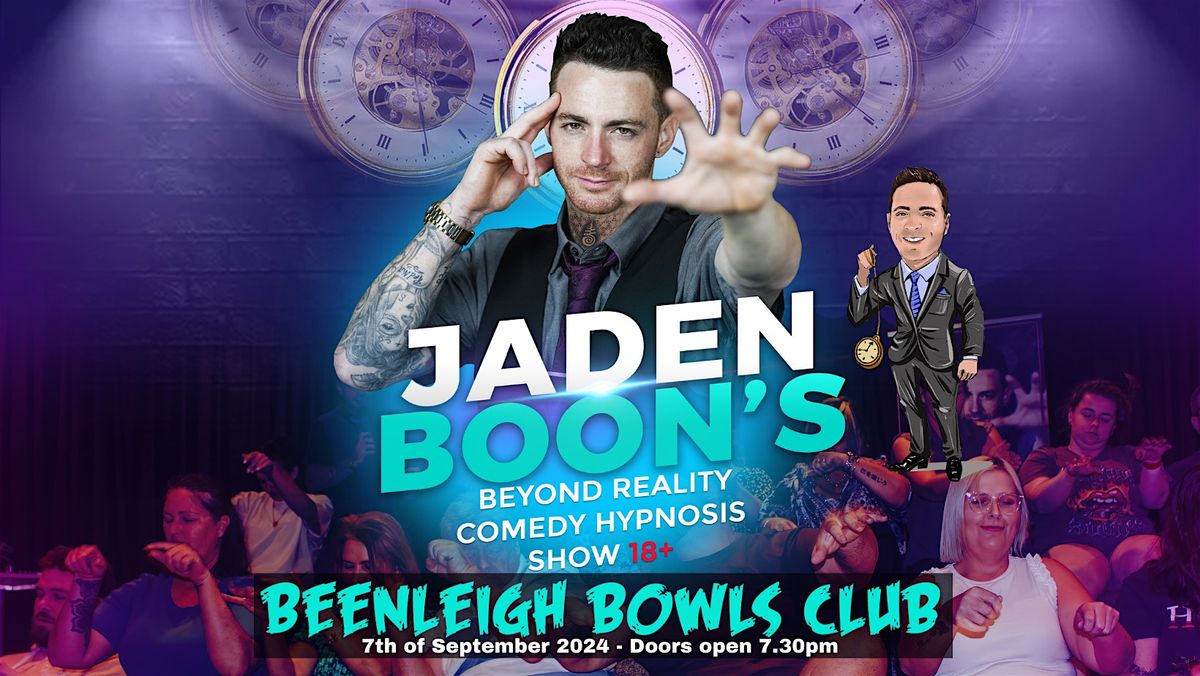 Beyond Reality Jaden Boons Comedy Hypnosis Show 18+, Beenleigh Bowls