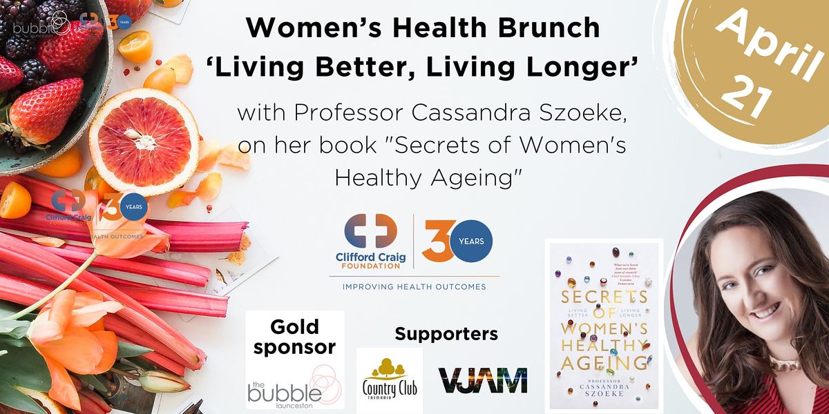 Womens Health Brunch with Professor Cassandra Szoeke, Country Club