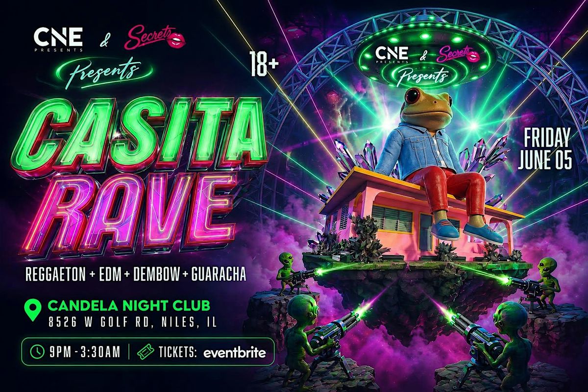 La Casita Rave - Bad Bunny EDM Themed Rave (18+), Candela Bar And Grill ...