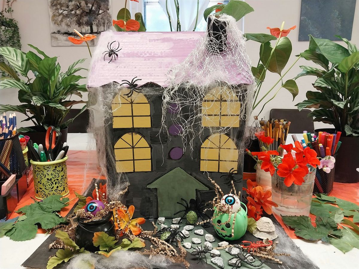 Create a Spooky Halloween Cardboard House, Art Class for Ages 6 & up | Event in Windsor | AllEvents