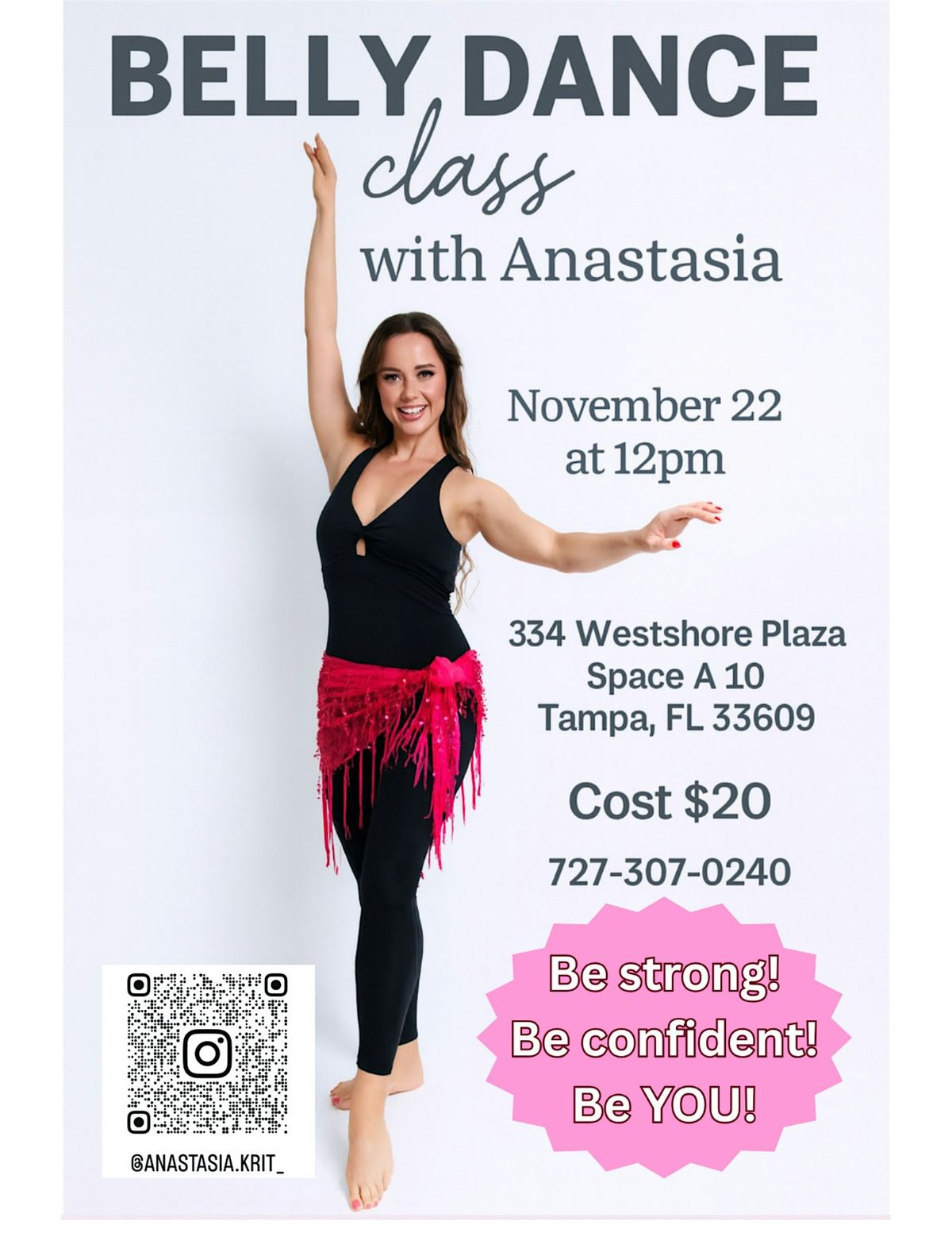 Belly Dance Foundations with Anastasia! | Event in Tampa | AllEvents