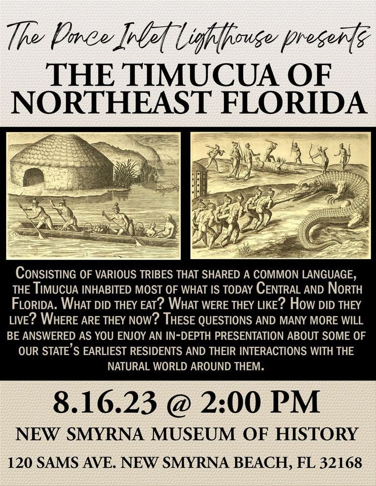 OUTREACH: The Timucua of Northeast Florida @ The New Smyrna Museum of ...