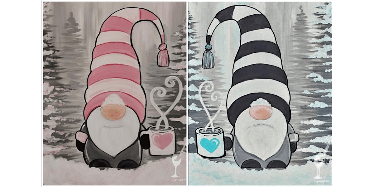Valentine's Day Gnomes - Paint and Sip in Houston | Classpop!™, 13 December | Event in Baytown | AllEvents
