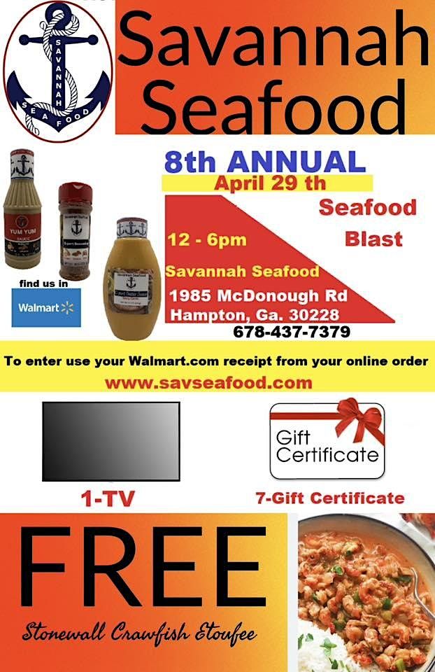 Savannah Seafood 8th Annual Seafood Blast, 1985 McDonough Rd, Hampton