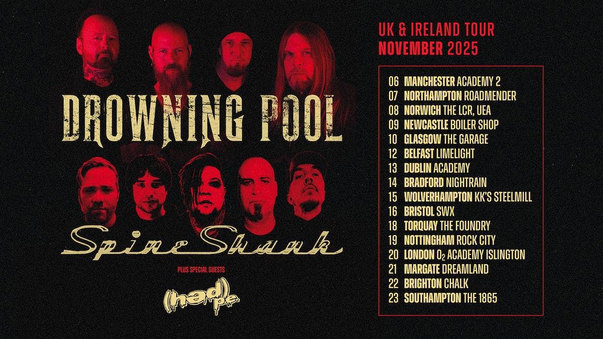 Drowning Pool + Spineshank, 6 November | Event in Manchester | AllEvents